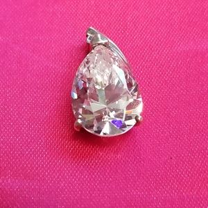 Costume big crystal pendant